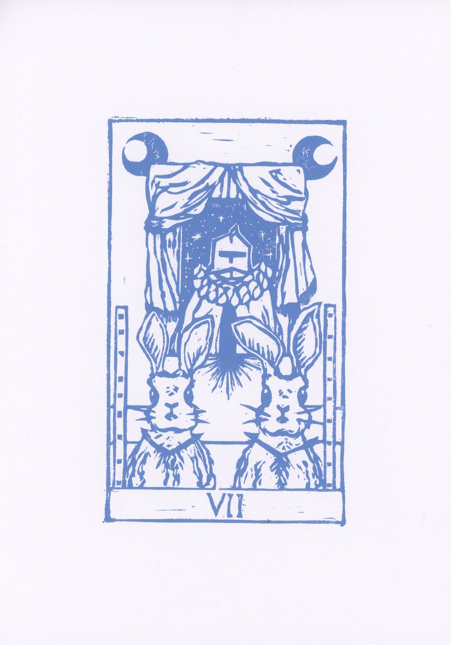 'The Chariot' original print (Lilac)