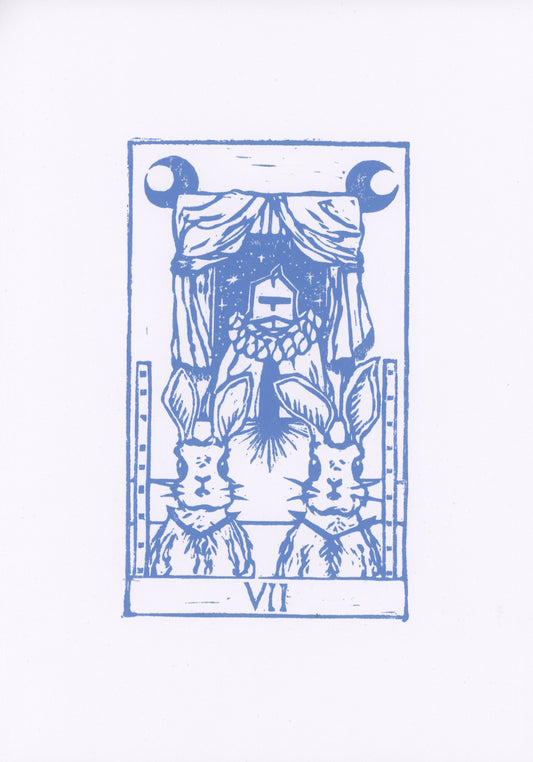 'The Chariot' original print (Lilac)