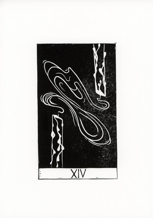 'Temperance' original print