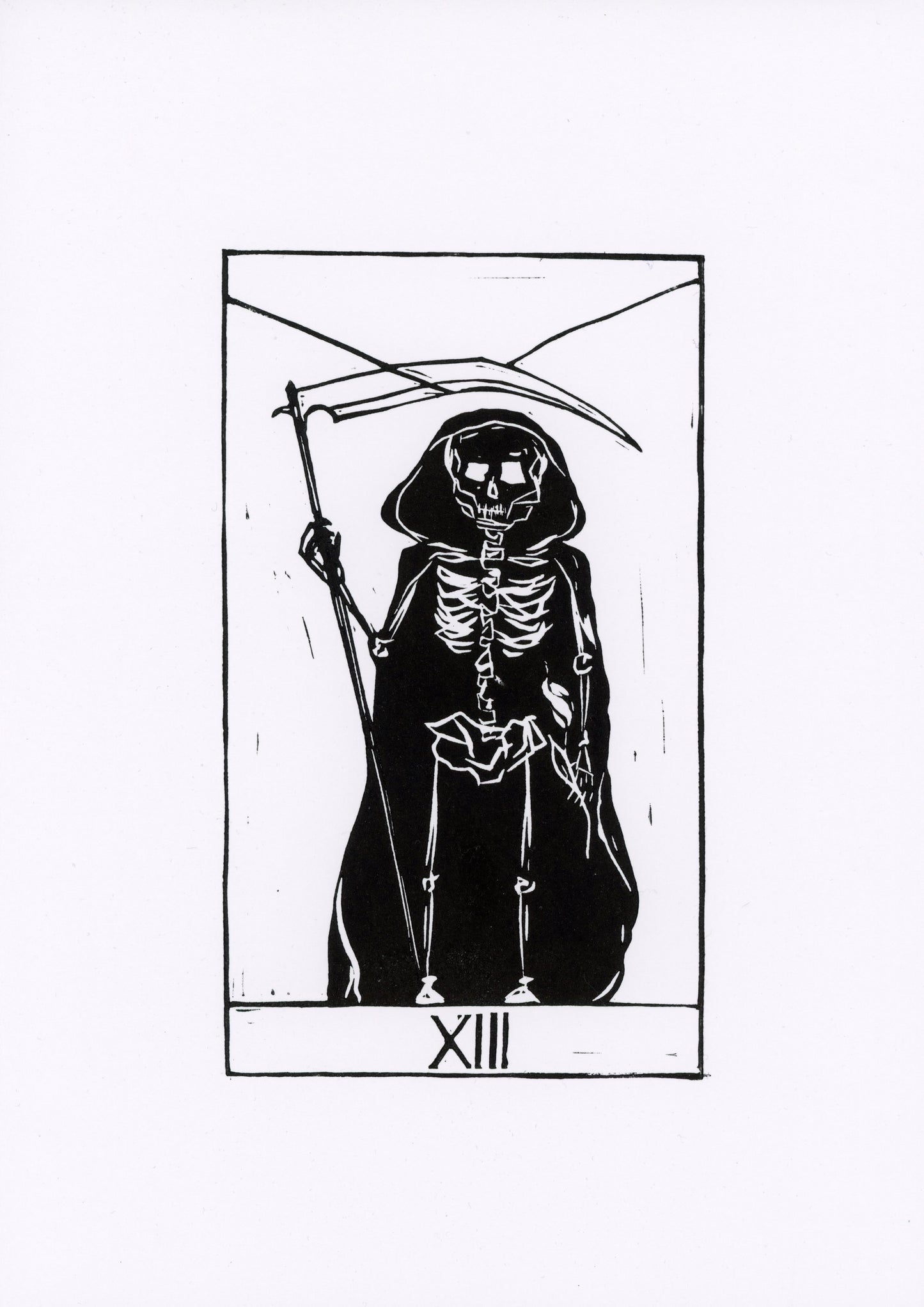 'Death' original print (scythe)
