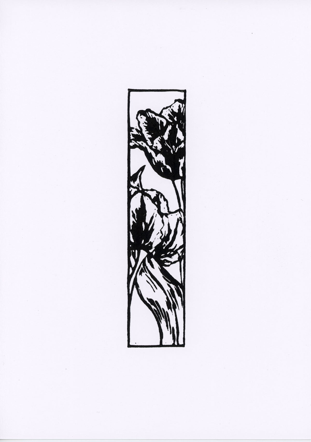 'Tulips' original print