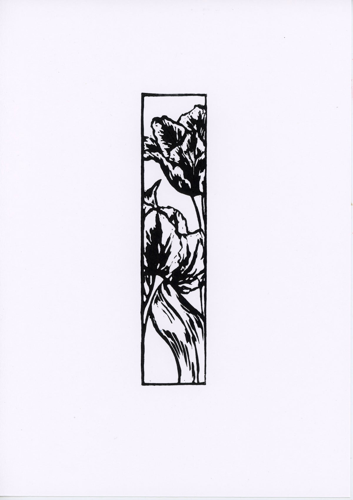 'Tulips' original print
