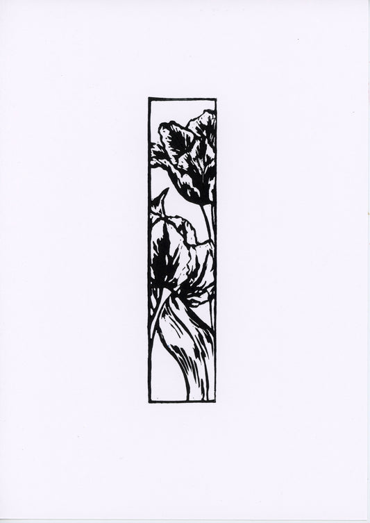 'Tulips' original print